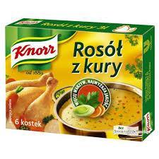 Unilever Polska Sp. Z o.o. Kostki rosołowe Knorr zawierają m. in.