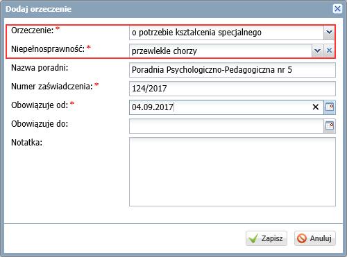 3/6 3. Zaakceptuj wprowadzone dane, klikając przycisk Zapisz.