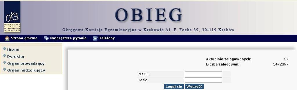 Można samemu sprawdzić wyniki egzaminu w OBIEG-u. Hasło należy pobrać w szkole.