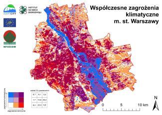 Warszawa Unia Metropolii Polskich Verband Region Stuttgart Termin realizacji: 2014-2018 Budżet projektu 1 359 960 EUR Celem projektu jest zredukowanie negatywnych skutków zmian klimatu