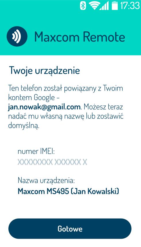 ZDALNY DOSTĘP Możesz zdalnie zmienić m.in. kontakty, budziki, jasność ekranu, czas wygaszania ekranu, głośność dzwonków a także zdalnie zlokalizować telefon!