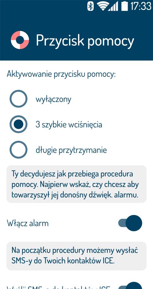 PRZYCISK POMOCY Ten przycisk będzie najważniejszym elementem Twojego telefonu.