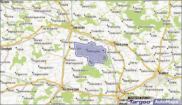 Gmina zajmuje obszar 117 km 2, co stanowi 16,37% powierzchni powiatu. Gminę zamieszkuje 8302 mieszkańców (dane za 2014 r., wg GUS 2015).
