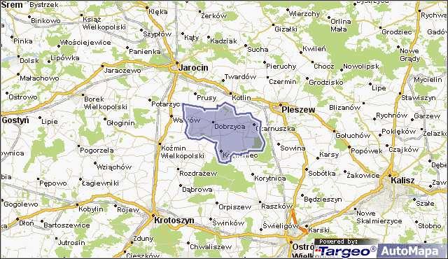 Gmina zajmuje obszar 117 km 2, co stanowi 16,37% powierzchni powiatu. Gminę zamieszkuje 8302 mieszkańców (dane za 2014 r., wg GUS 2015).