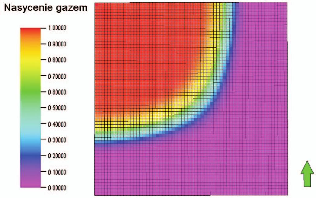 moblnośc płynów od ważena SG ważene jednopuntowe Rys. 6. Model D. Ogranczene dyspersj numerycznej poprzez zmanę sposobu oblczeń moblnośc płynów ważene jednopuntowe.