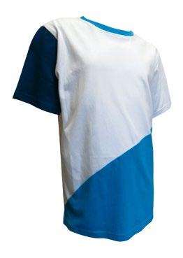 12 Pokochaj niebieski 13 T-shirt męski Blue is the new black 100% bawełna, gramatura 160 g/m2. Krój prosty. Dekolt okrągły z kontrastowym wykończeniem. Kolor: ciemnoniebieski.