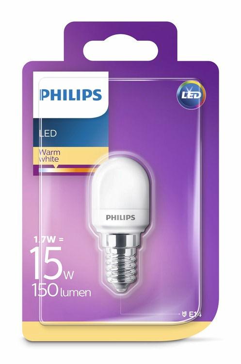 PHILIPS LED Kulka 1,7 W (15 W) E14 Ciepła biel Bez możliwości przyciemniania Światło komfortowe dla Twoich oczu Słaba jakość oświetlenia może