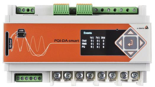 napięcia po stronie zasilania Dodatkowy dopływ / odpływ (rozbudowana magistrala) Zintegrowany moduł analizy jakości energii (PQI-DA smart) po