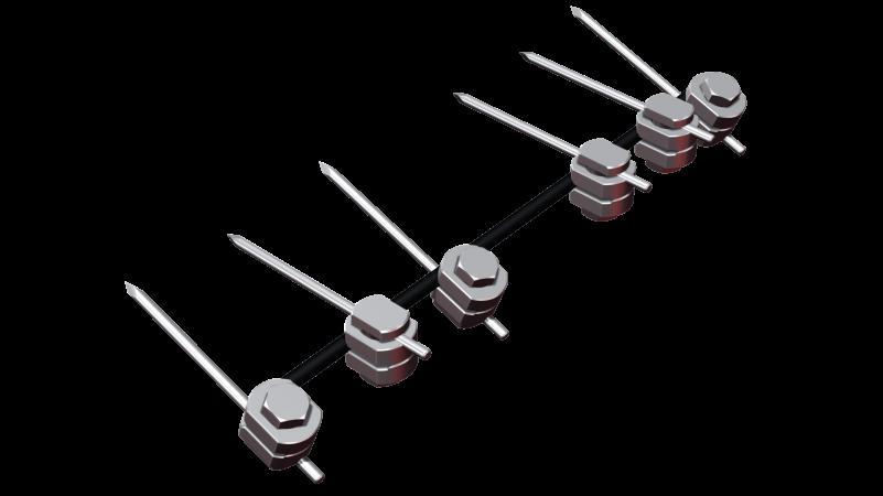 Stabilizatory ExFIX Mini / External fixators ExFIX Mini ŚREDNICE GROTOWKRĘTÓW diameter of threaded pin ROZMIAR BEKI ŁĄCZĄCEJ* size of bar MATERIAŁ ZACISKÓW material of