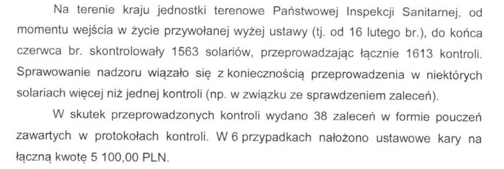 Ustawa o solariach Ustawa o ochronie zdrowia przed następstwami korzystania