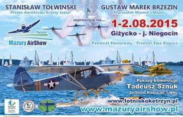 20 imprezy towarzyszące to: konkursy modelarskie, Giżyckie Show Kabaretowe, pokaz sztucznych ogni i Ship Party 21 ły odpowiedzialne za każdy