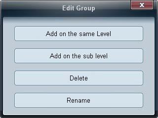 Zmiana nazw grup 1 Wybierz nazwę grupy i kliknij przycisk Edit.