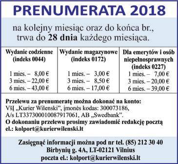 20 A PROPOS... KONKURS FOTOGRAFICZNY MOJE DZIECKO W OBIEKTYWIE Redakcja Kuriera Wileńskiego ogłasza kolejną edycję konkursu Moje dziecko w obiektywie.