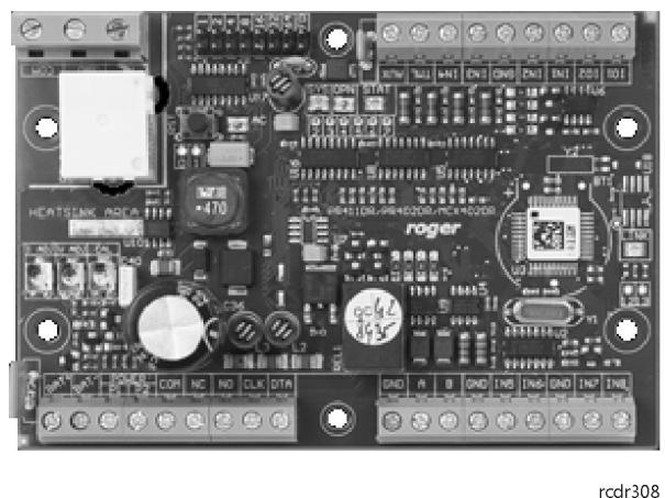 Roger Access Control System Instrukcja obsługi ekspandera we/wy MCX402DR-BRD