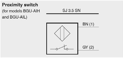 Podłączenie należy wykonać zgodnie ze schematem połączeń przy użyciu co najmniej 3 przewodów x 0,75 mm² odpowiednio do wymaganej