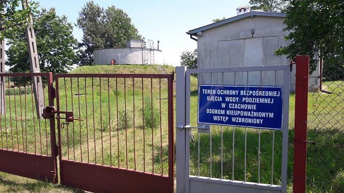 Zdjęcie 1. Strefa ochrony bezpośredniej ujęcia wody w Czachowie Wykres 10.