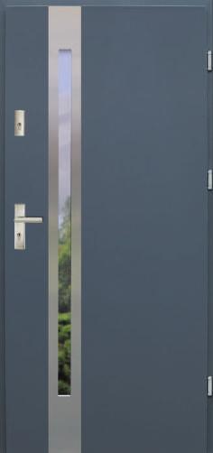 Drzwi w rozmiarach "80", "90" w szkeniu wg kataogu. BASTION T13 Drzwi wejściowe Bastion T13 o grubości 46 mm.