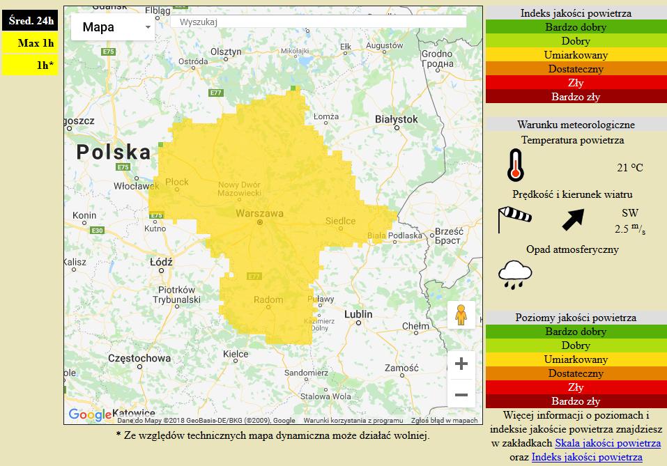 METEOROLOGICZNE Stan wody w