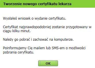 e-zla dla asystenta medycznego Jeśli Twoje dane są poprawne, kliknij [Wyślij wniosek] i czekaj na