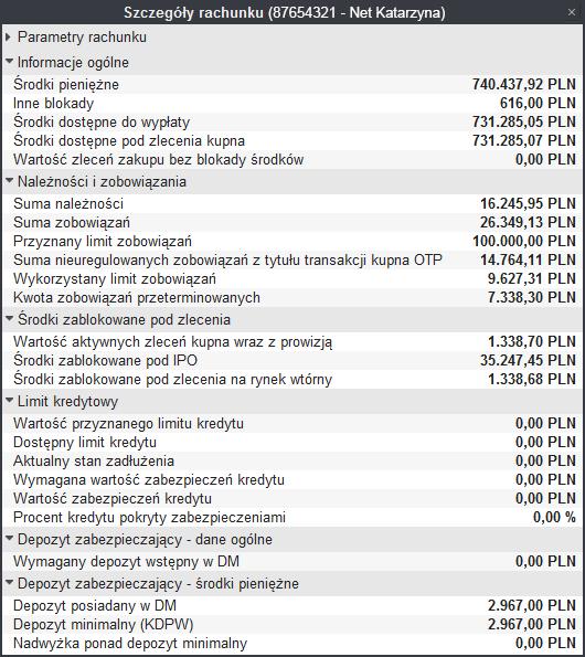 Wartości z kalkulatora można bezpośrednio przenieść do formularza zlecenia wybierając przycisk Przenieś do zlecenia. 6.