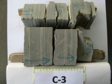 nasycanie solą glauberską), rozdzielanie uzyskanych frakcji ziarnowych metodą sitową i wirowania, szacowanie ilościowe uzyskanych frakcji, charakterystykę mineralogiczną i petrofizyczną