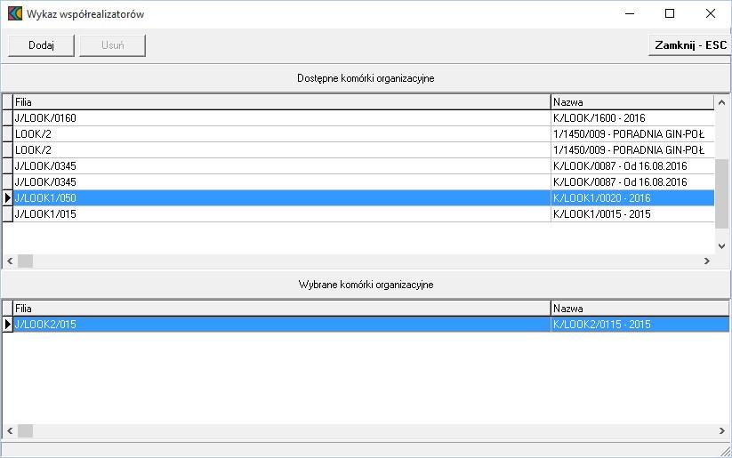 Dodanie przedmiotu świadczeń do oferty 47 7.6 Wprowadzanie współrealizatorów do oferty Aby wprowadzić do oferty współrealizatora, należy w oknie Pozycja oferty / wniosku wybrać Współrealizatorzy.