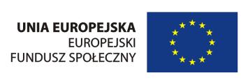 ramach Europejskiego Funduszu Społecznego