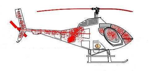 1.3. Uszkodzenia statku powietrznego W wyniku zdarzenia oraz późniejszego transportu z miejsca wypadku śmigłowiec odniósł rozległe uszkodzenia kwalifikujące go do kasacji.