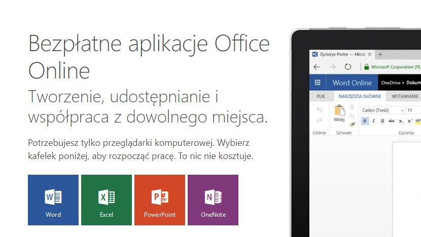 Jest jedno ale... Na pierwszy rzut oka mogłoby się wydawać, że w takim razie korzystanie z pełnego pakietu Office nie ma sensu. No właśnie wszystko rozbija się o to, że Office Online jest.