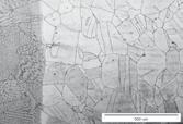 500x i 4 The macro- and microtructure of welded joint Sanicro 25 steel a) weld macrostructure. b) microstructure PR showing visible austenite grains with numerous precipitates of secondary phases.