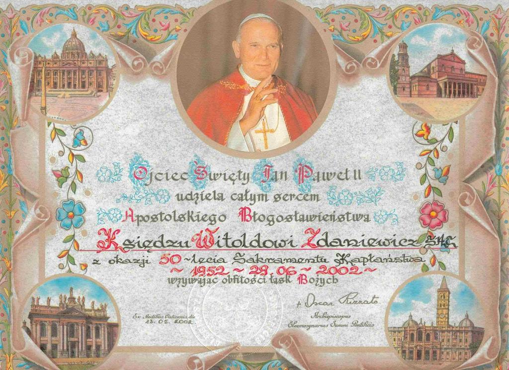 w Watykanie ( po wręczeniu Papieżowi