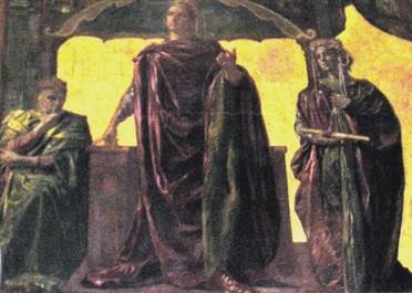 Justynian prawodawca w dekoracjach architektonicznych... 191 John La Farge, Ancient Lawgivers (Justinian). The Clarence M. Mitchell, Jr., Courthouse, Baltimore, http://msa.maryland.