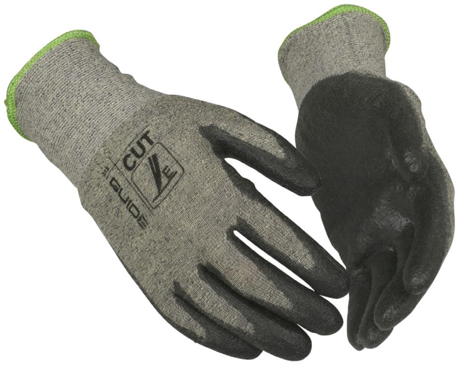 GUIDE 319 Rękawice chroniące przed ranami ciętymi z PU Cienkie rękawice chroniące przed przecięciem z wysokim stopniem ochrony przed przecięciem oraz zapewniające ochronę przed ciepłem kontaktowym i