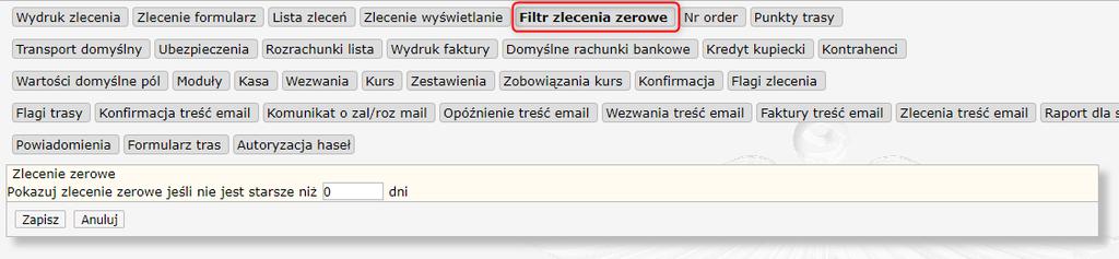 33 HERMES GT INSTRUKCJA DO PROGRAMU TREŚĆ WIADOMOŚCI E-MAIL KONFIRMACJI Rysunek 29 Ustawienia administracyjne Parametry Konfirmacja treść e-mail Panel pozwala na ustawienie domyślnej treści