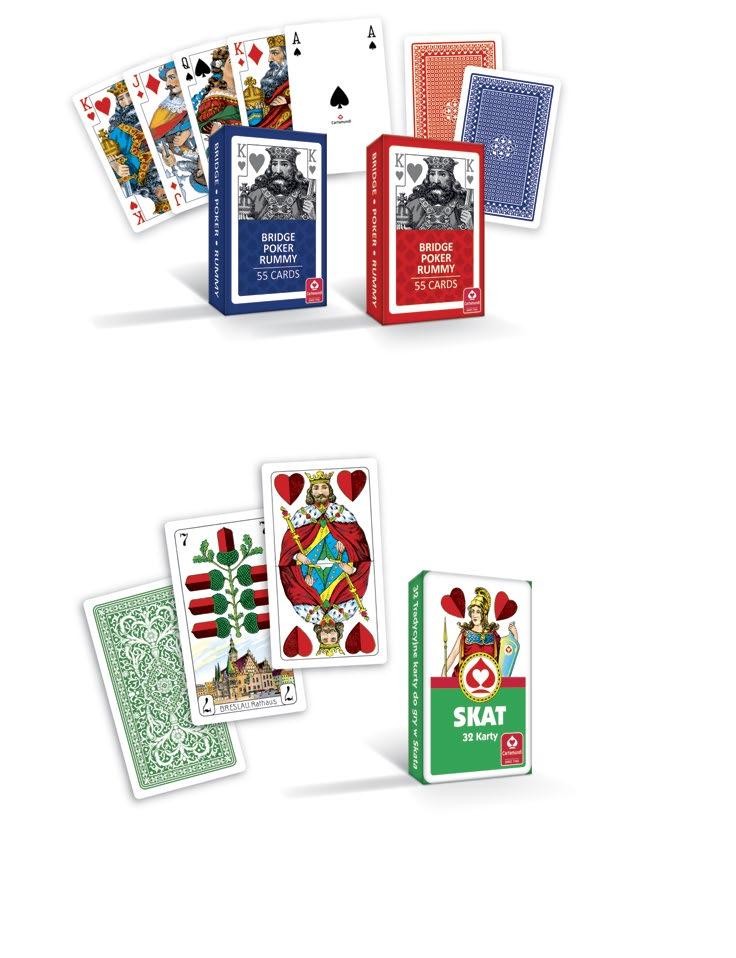 karty do gry Karty Dondorf Karty do gry z ponadczasowym wzornictwem. Pakowany jest w eleganckie kartonowe pudełko zabezpieczone folią.