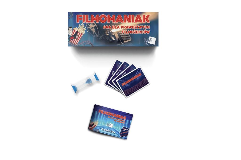 dystrybucja Filmomaniak To gra karciana przeznaczona dla miłośników polskich i zagranicznych