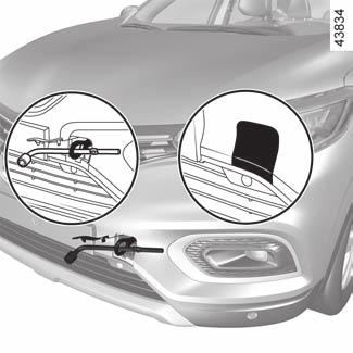 Punkty te mogą być wykorzystywane jedynie do holowania pojazdu; w żadnym wypadku nie wolno posługiwać się nimi przy próbie bezpośredniego lub pośredniego podnoszenia samochodu.