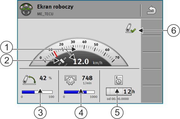 8 Aplikacja Tractor-ECU Ekran roboczy 8 Aplikacja Tractor-ECU Aplikacja Tractor-ECU służy do zbierania wszystkich informacji o pojeździe, w którym zamontowany jest terminal.