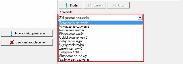 Jeżeli makropolecenie ma być uruchamiane od razu po