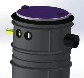 16 Rozwiązania indywidualne Przepompownia LW600 do ścieków zawierających fekalia i bez fekaliów Kompaktowa przepompownia do ścieków sanitarnych,