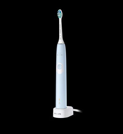 Sonicare ProtectiveClean 4300 Usuwaj do 7 x więcej płytki nazębnej* Technologie czyszczenia zębów: 1 program czyszczenia 2 poziomy intensywności programu Dodatkowe funkcje: Czujnik nacisku dla