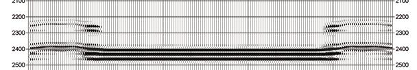 12). Parametry schematu akwizycji: rozstaw środkowy (20 PW), offset max: 7000 m, odległość między punktami