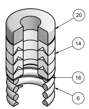 Bauman 24000SB Ilustracja 10. Tabela 6. STANDARDOWA DŁAWNICA PTFE Z PIERŚCIENIAMI TYPU V Z DOCISKIEM SPRĘŻYNOWYM (ZESTAW DŁAWNICY NUMER 24494T001) Ilustracja 12. Tabela 8.