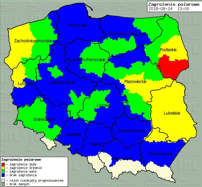 pogody dla Polski na dziś