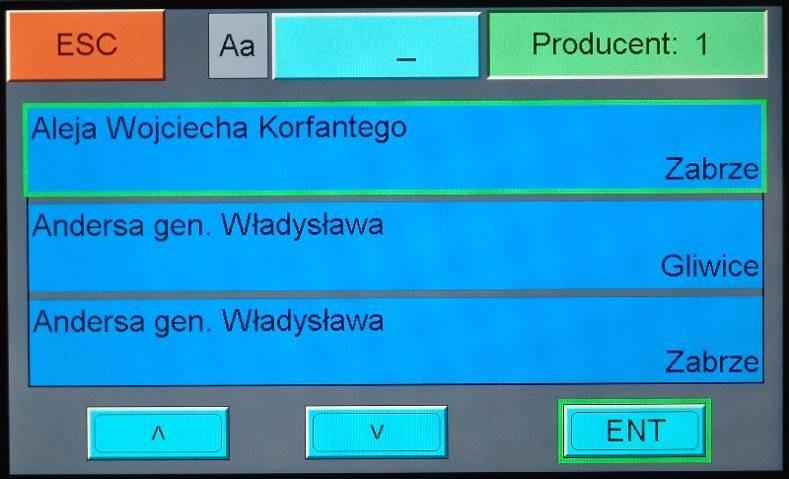 5 Następnie należy podać ilość producentów oraz ich procentowy udział w dowiezionych ściekach. Rys.