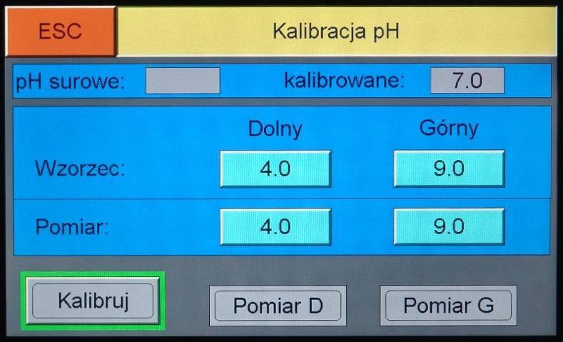 zasuwy uruchamiana jest funkcja zakończenia odbioru ścieków, która w przypadku braku dodatkowego wyposażenia stacji sprowadza się do płukania modułu pomiarowego.