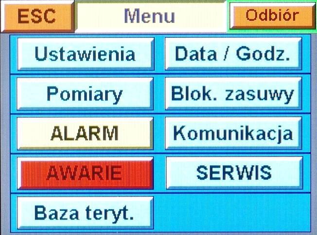 1.2.1 Menu główne programu Menu główne programu, przedstawione na rysunku 2, umożliwia: 1. zmianę podstawowych parametrów pracy stacji pozycja: Ustawienia 2.