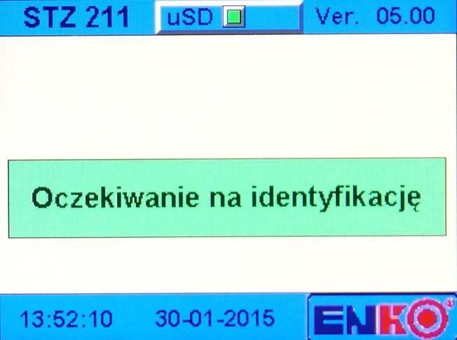 1.2.2 Odbiór ścieków Na rysunku nr 3 przedstawiono ekran w stanie oczekiwania na dostawę.