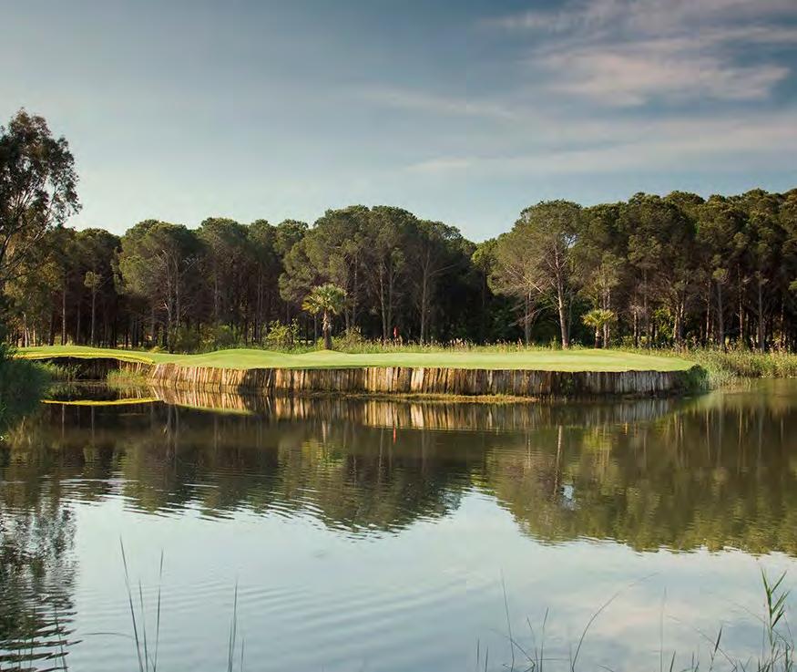 POLA GOLFOWE National Golf Club Piniowy park pośrodku Belek Otwarte w