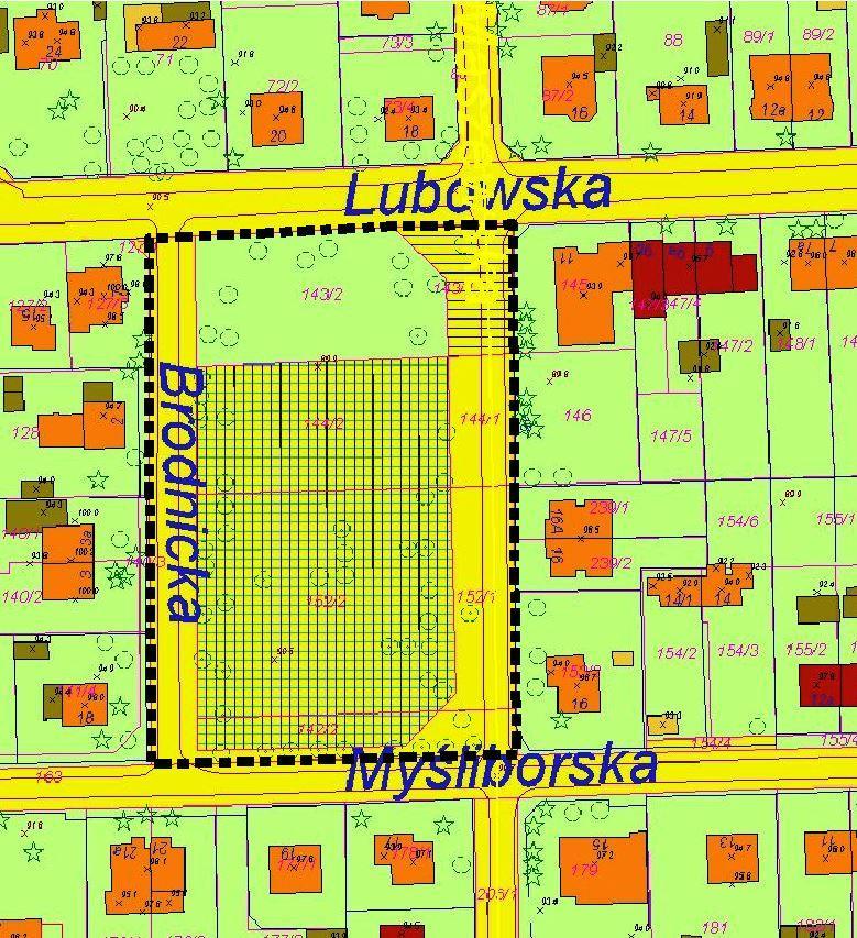 Sytuacja własnościowa Działki 144/2, 152/2, 142/2 ark. 13 obręb Krzyżowniki należą do Miasta Poznania, we władaniu Zarządu Zieleni Miejskiej i toczy się dla nich postępowanie zwrotowe.